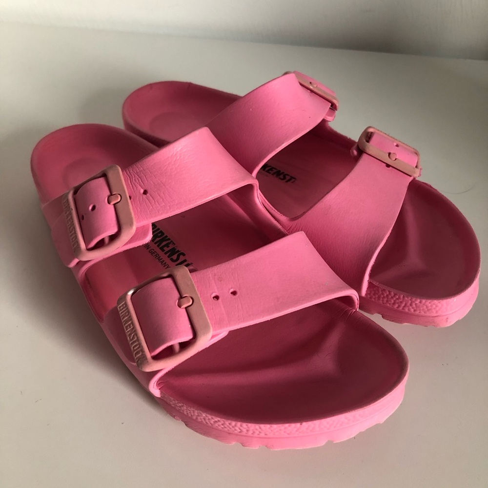 Birkenstock Arizona Pink Two-Buckle EVA Sandals